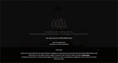 Desktop Screenshot of ixosofficial.com